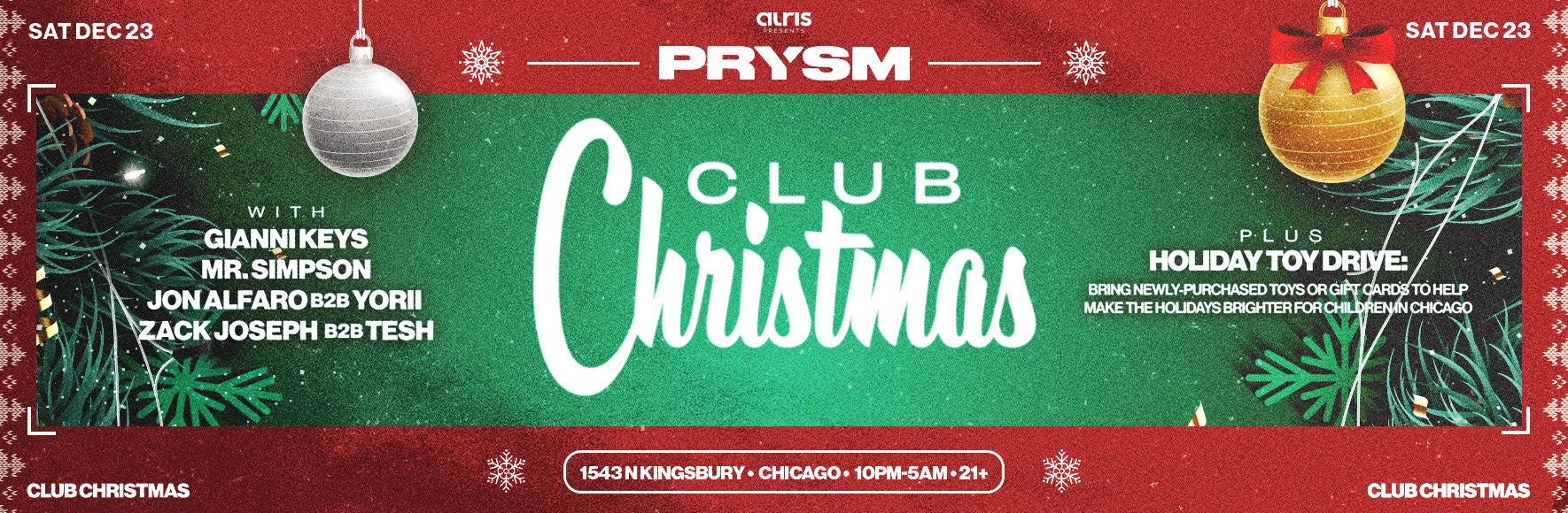 Prysm Chicago Guest List & Table Bookings